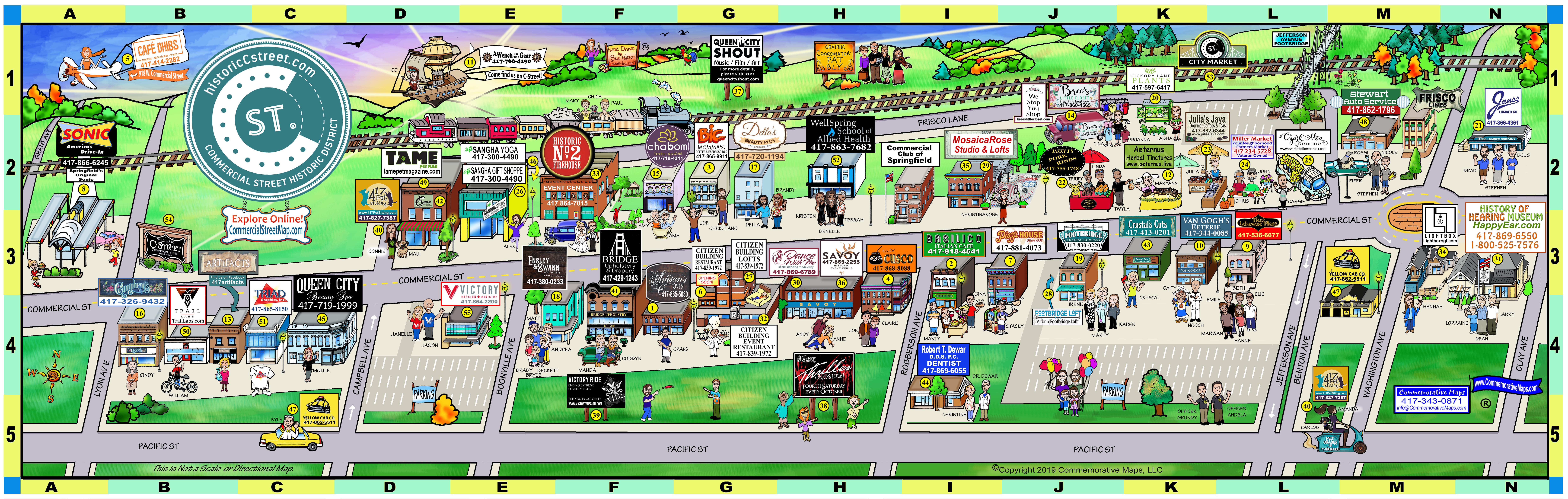 Commercial Street Map